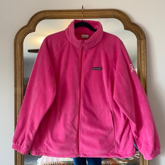Columbia Jackets & Blazers - NWOT Columbia Tested Tough in Pink Benton Springs Full Zip Jacket, 2X